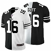 Nike Rams 16 Jared Goff Black And White Split Vapor Untouchable Limited Jersey Dyin,baseball caps,new era cap wholesale,wholesale hats